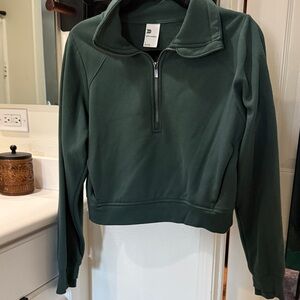 All in Motion Forest Green Cowl Neck Sweater